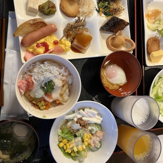 万座温泉日進舘の料理