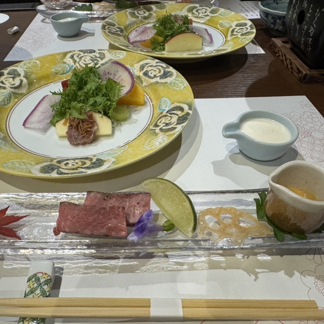 水上山荘の料理