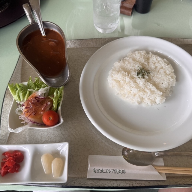 高室池ゴルフ倶楽部レストランの料理