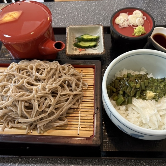 十割そばの店 湯夢プラザの料理