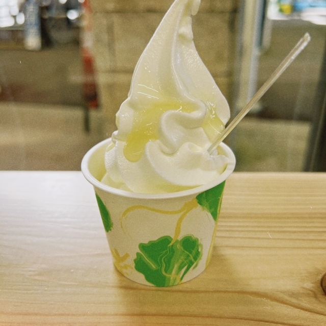 道の駅大月 ふれあい市の料理