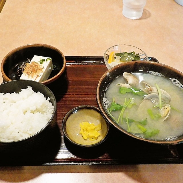 貝汁味処南里の料理