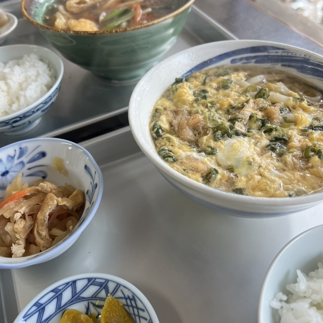 荒神社参籠所 食堂の料理