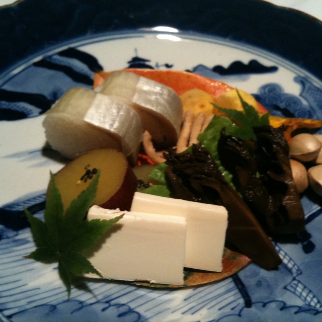 亀の井別荘の料理