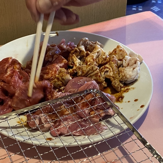 高砂ホルモンの料理