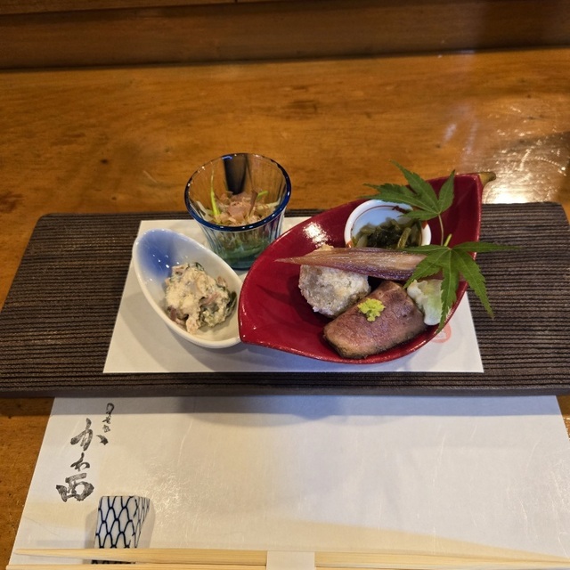 食楽処かわ西の料理