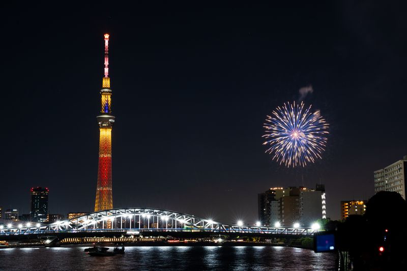 第49回隅田川花火大会の花火