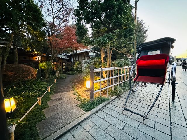 人力車で巡る川越の町並み