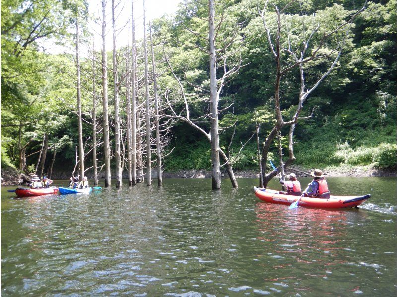 ながい百秋湖の水面