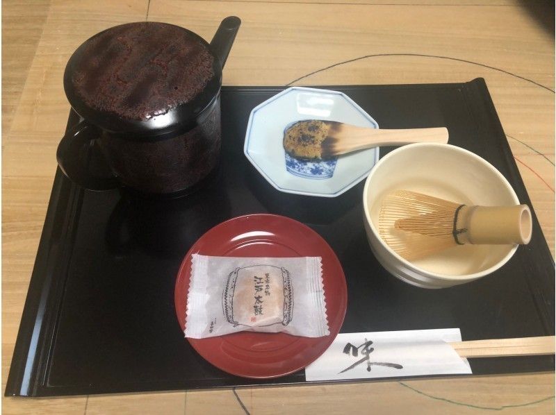 お抹茶と練り切り和菓子作り体験のイメージ