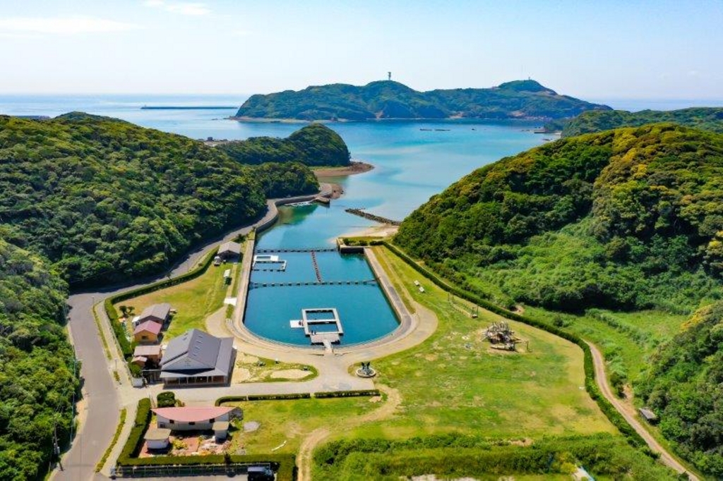 壱岐イルカパーク＆リゾートの空撮
