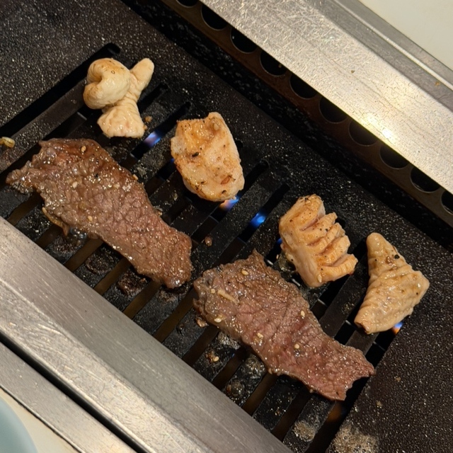 忠央食堂の焼肉料理