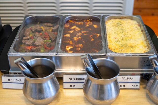 猟師工房ドライブインのジビエビュッフェ料理
