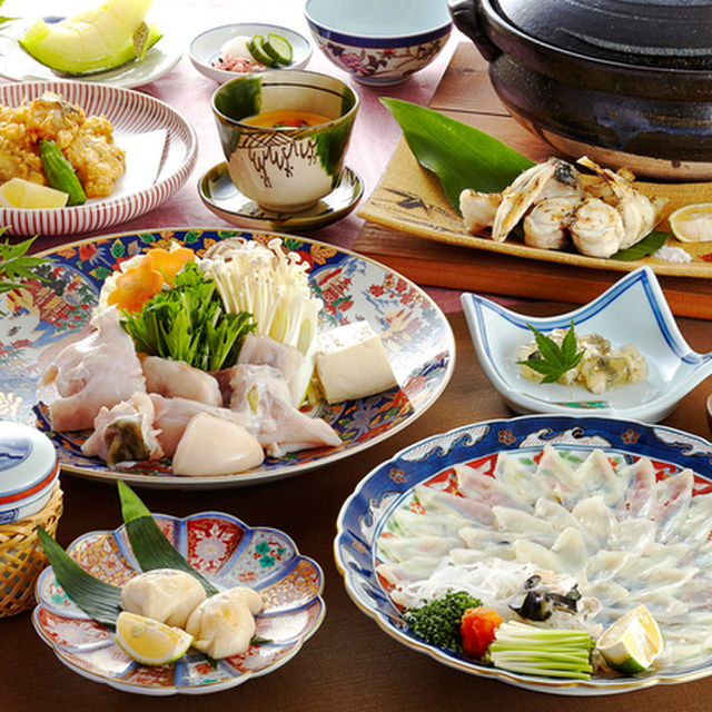 旬楽館のふぐ料理コース