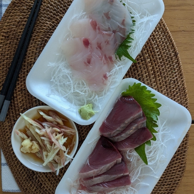 タカラ鮮魚店の刺身盛り合わせ