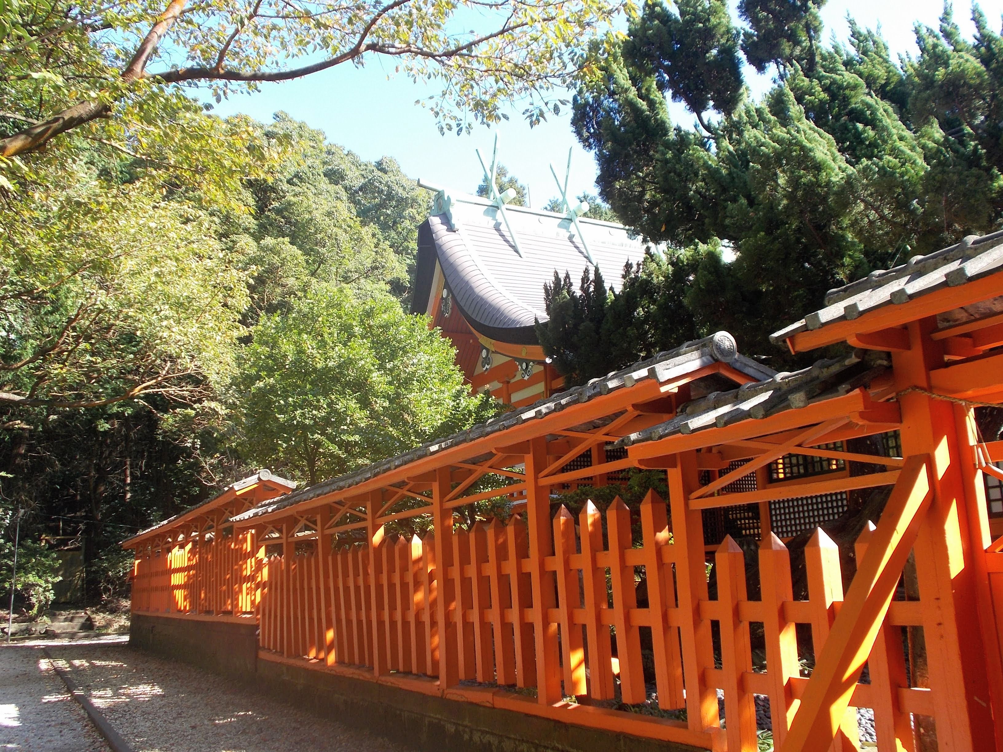早吸日女神社の拝殿