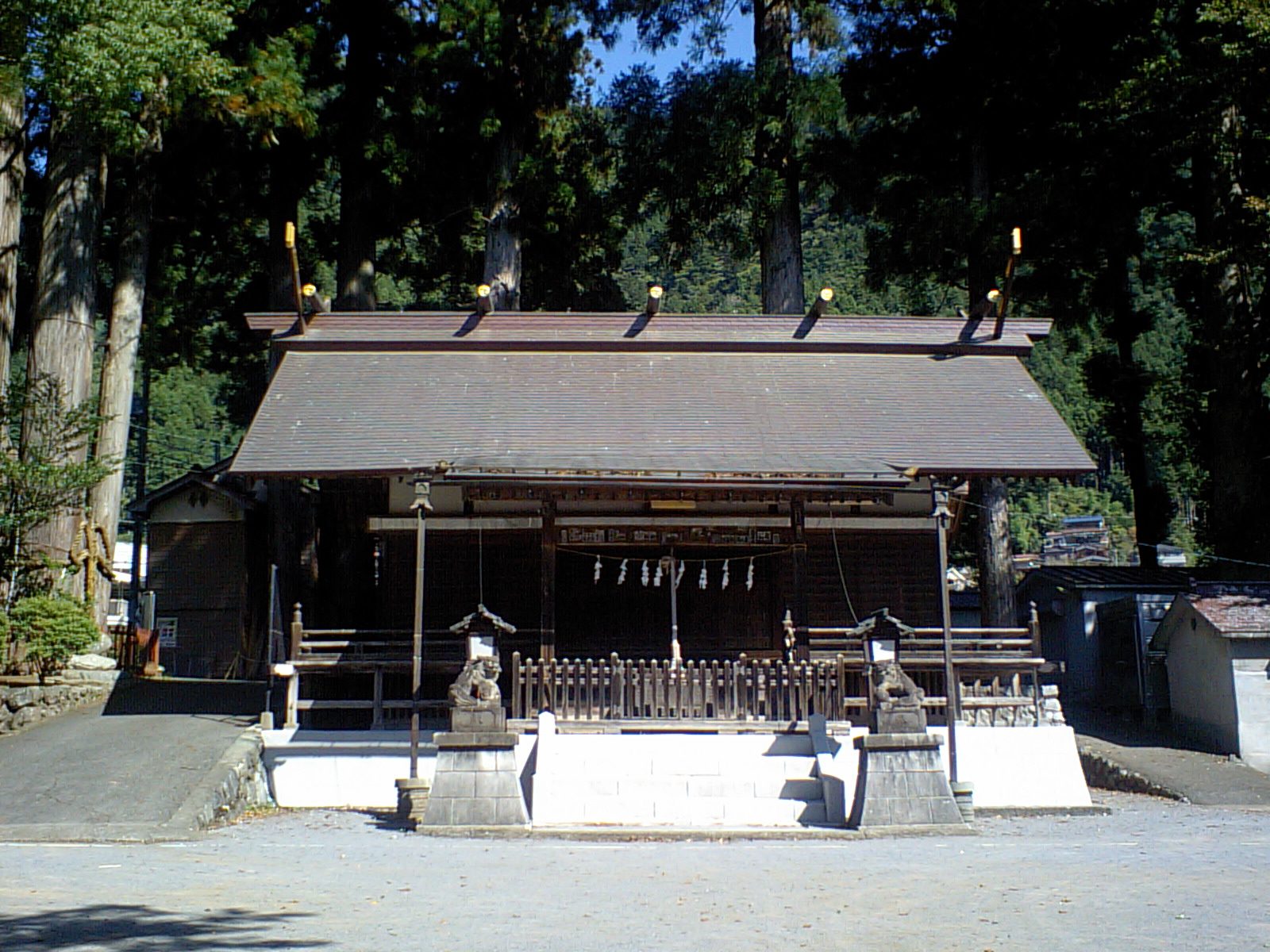 奥氷川神社の社殿