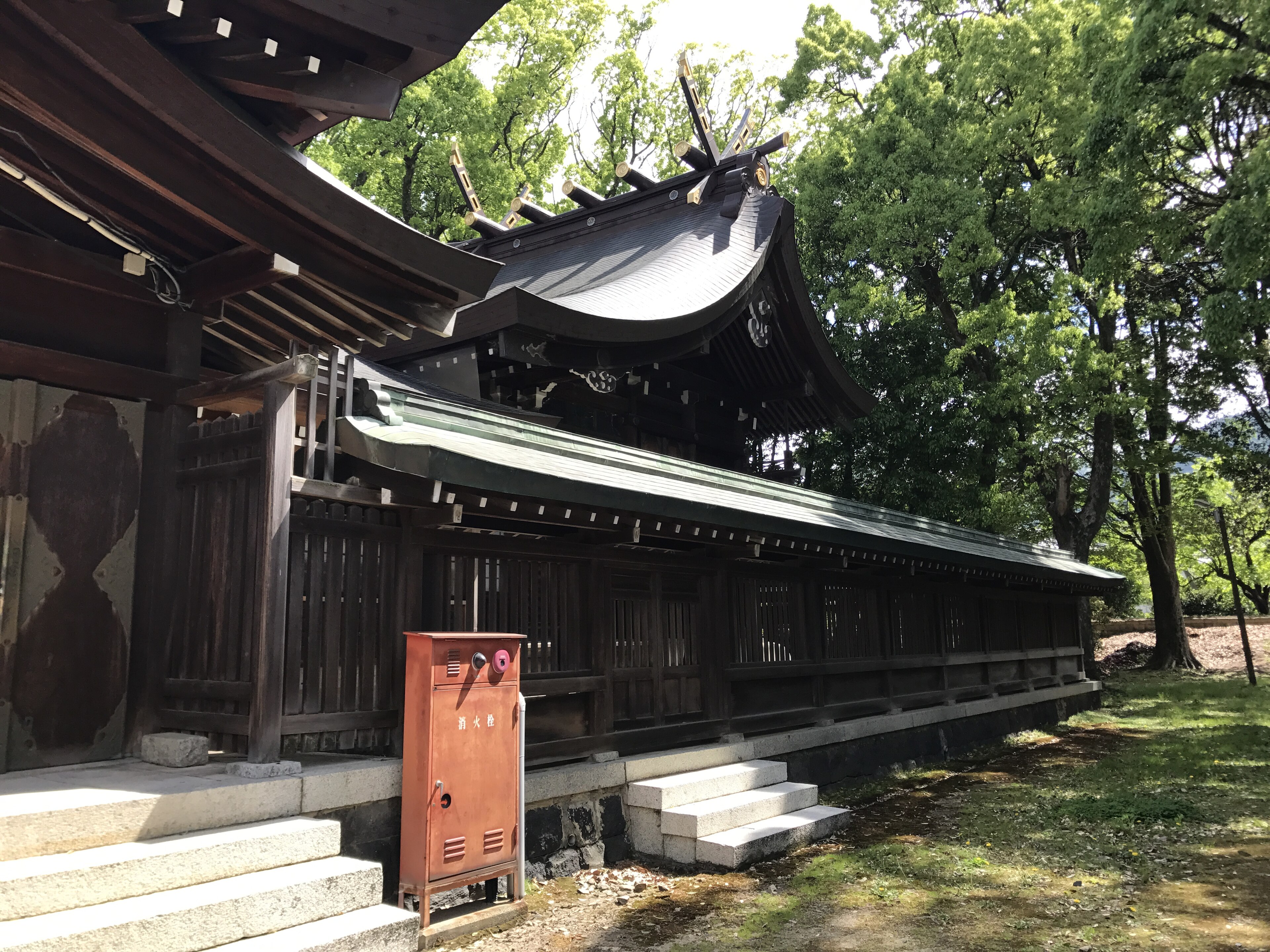 松陰神社の拝殿