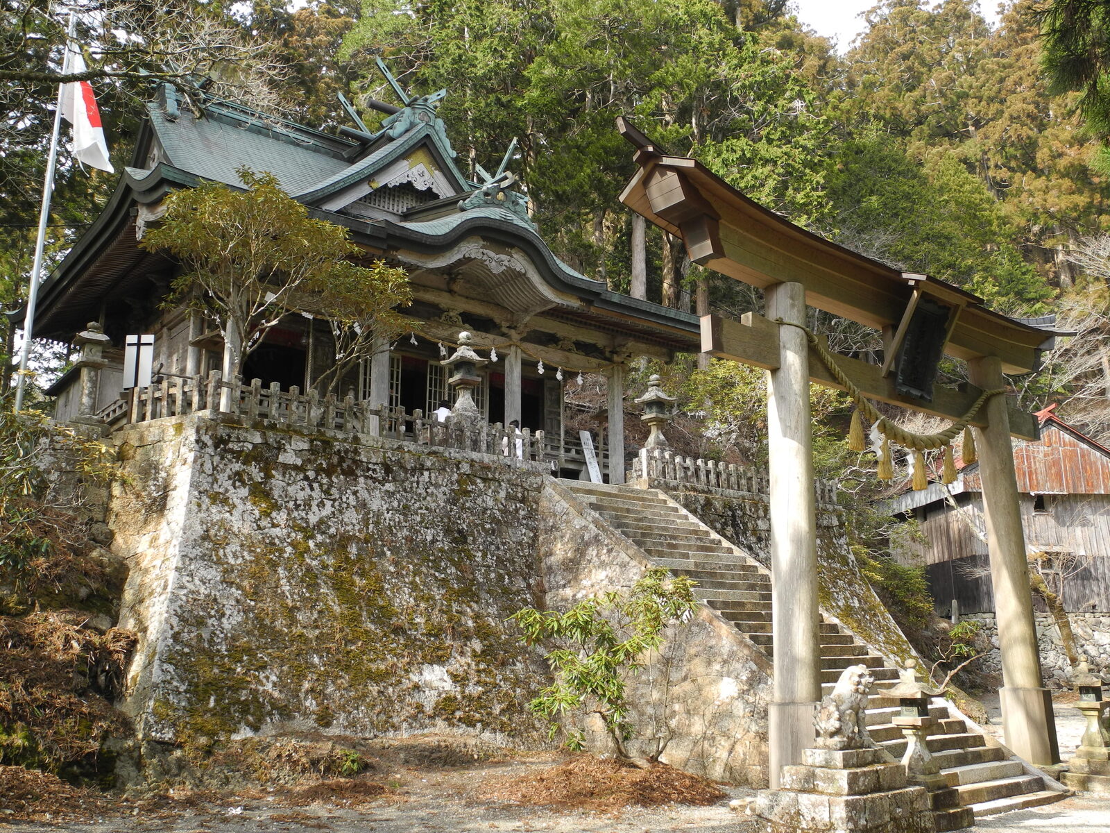 玉置神社の社殿