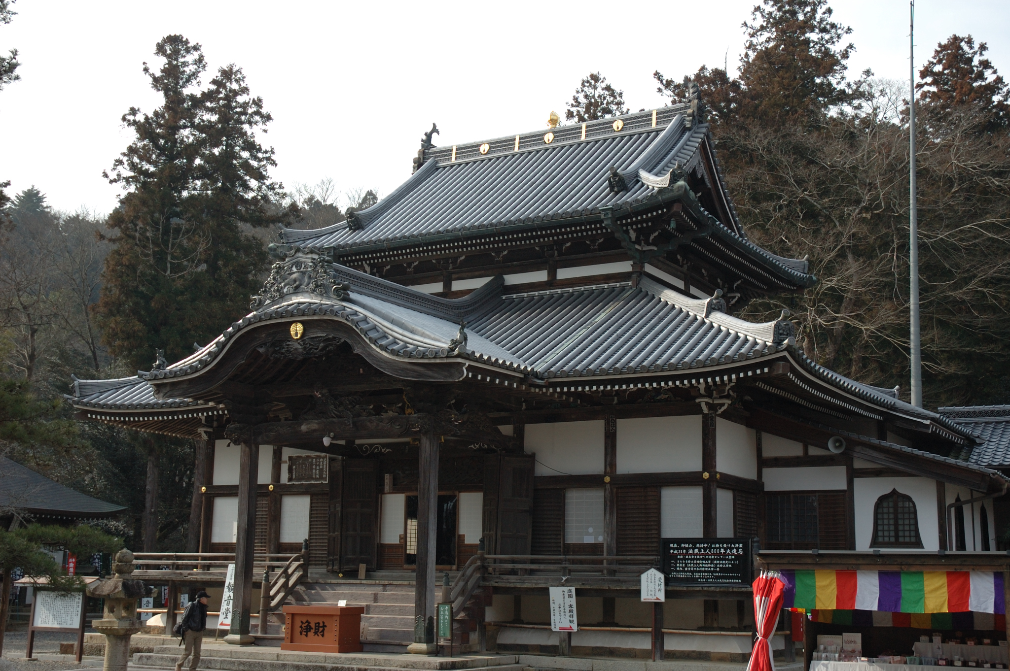 誕生寺の御影堂（国指定重要文化財）