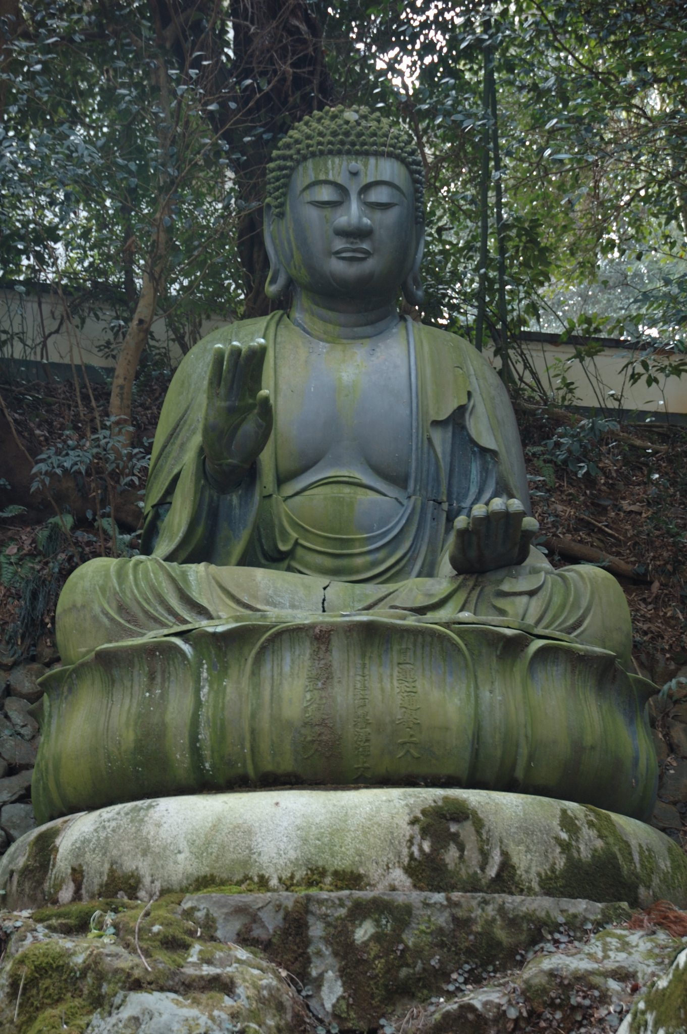 誕生寺境内の大仏
